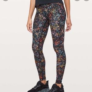 Lululemon Wunder Under Hi-Rise Tight 28" Flowerescent Multi Color Floral